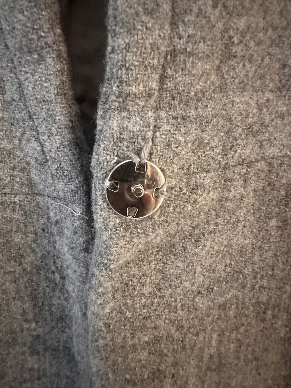 Zara Gray Tailored Wool-Blend Long Blazer Coat - Picture 4 of 12